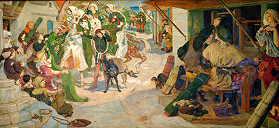 The Establishment of the Flemish Weavers in Manchester in 1363 Ford Madox Brown